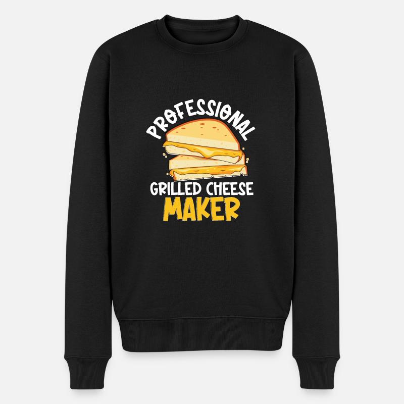 Fromager grillé professionnel pour - Pull Premium bio Homme - noir