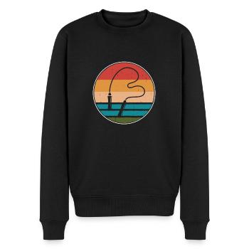 Springseil Seilspringen - Männer Premium Bio Pullover - Schwarz - Vorne - Nico (187cm)