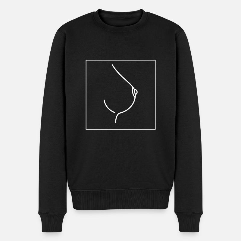 Seins - Pull Premium bio Homme - noir