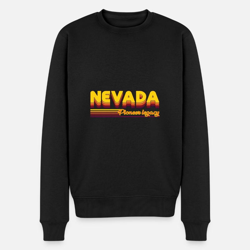cool Nevada États-Unis États design - Pull Premium bio Homme - noir