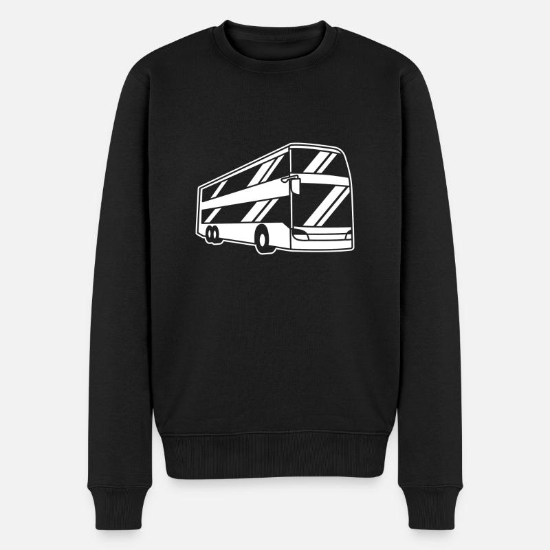 conducteur de bus - Pull Premium bio Homme - noir