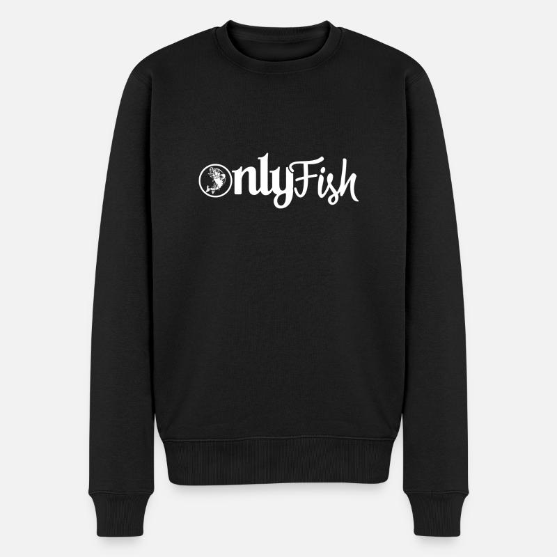 Seulement du poisson - Pull Premium bio Homme - noir