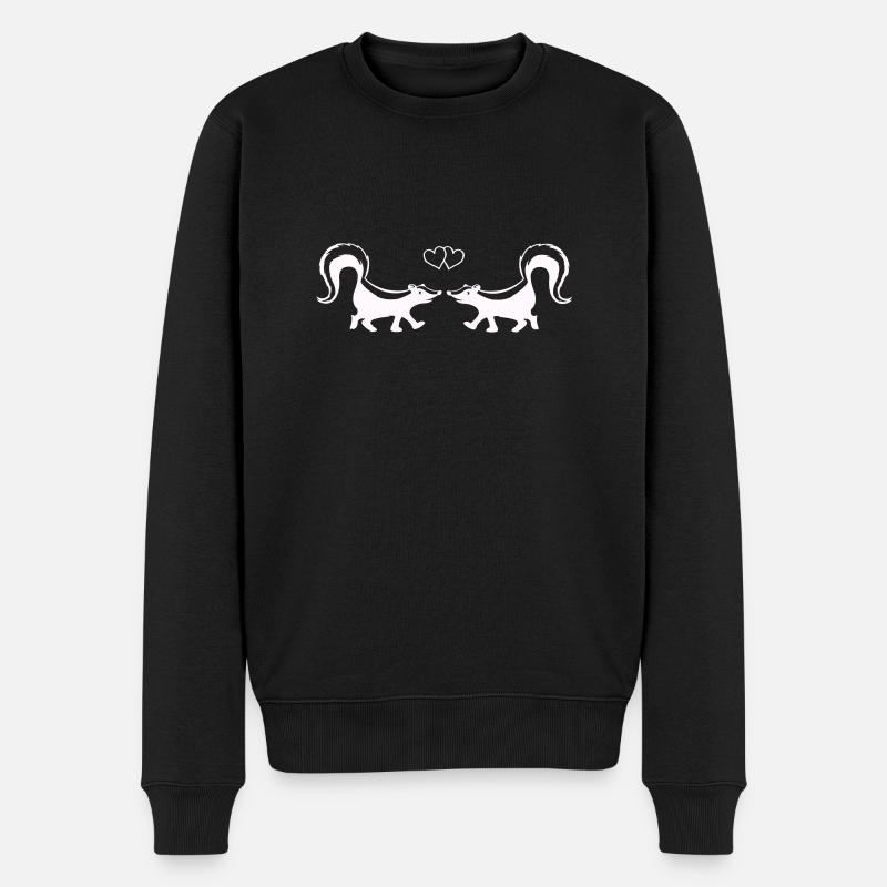 Amour Skunk - Pull Premium bio Homme - noir