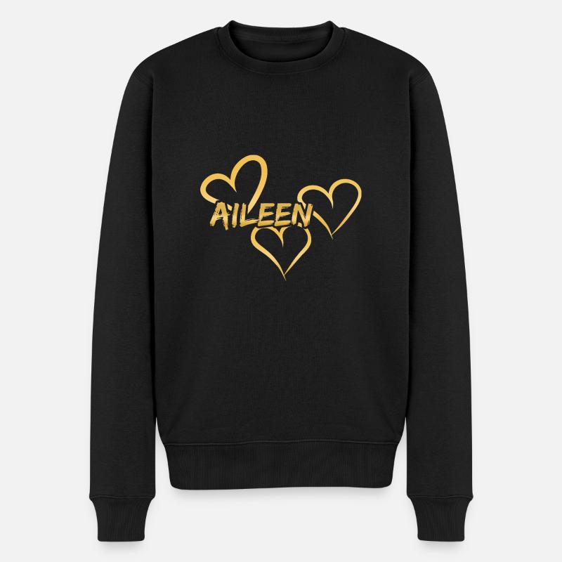 Aileen als Aileen - Männer Premium Bio Pullover - Schwarz