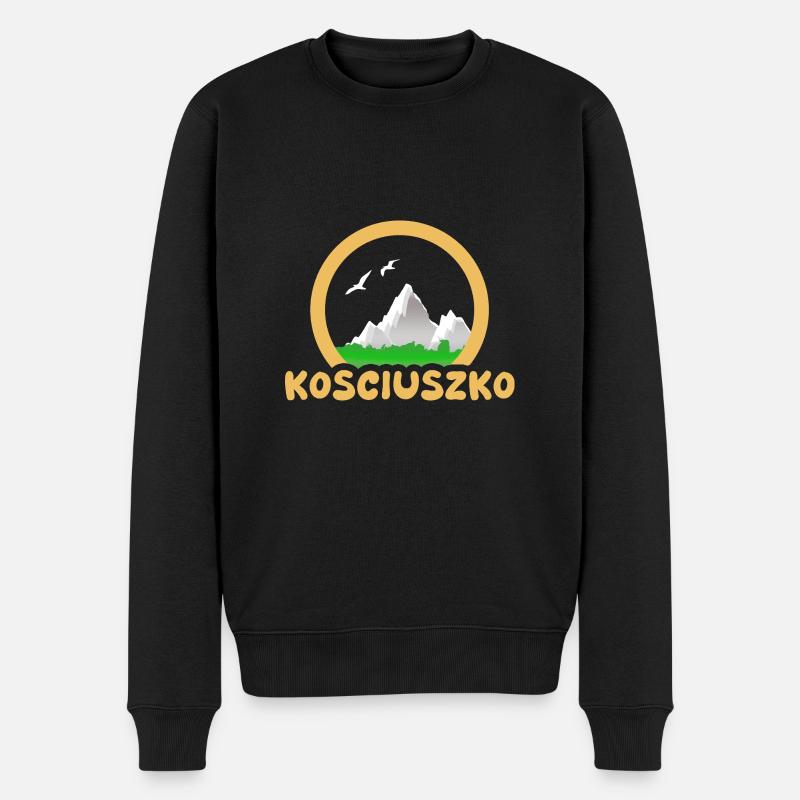 Kosciuszko - Pull Premium bio Homme - noir