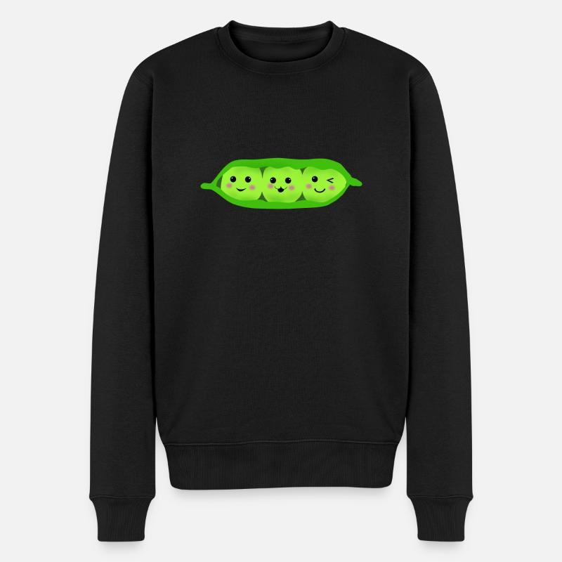 three_peas_in_a_pod - Pull Premium bio Homme - noir