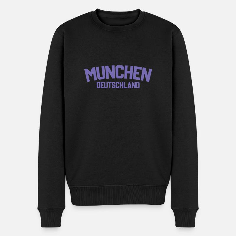 Munich Allemagne - Pull Premium bio Homme - noir