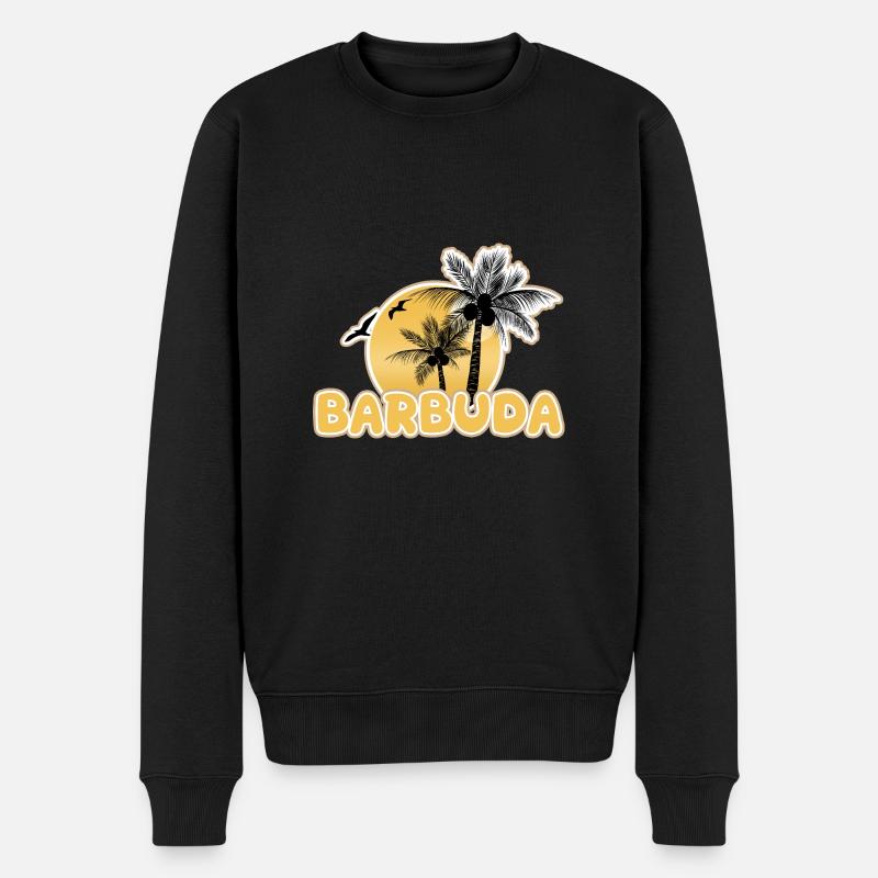 Geschenk für Barbuda - Männer Premium Bio Pullover - Schwarz