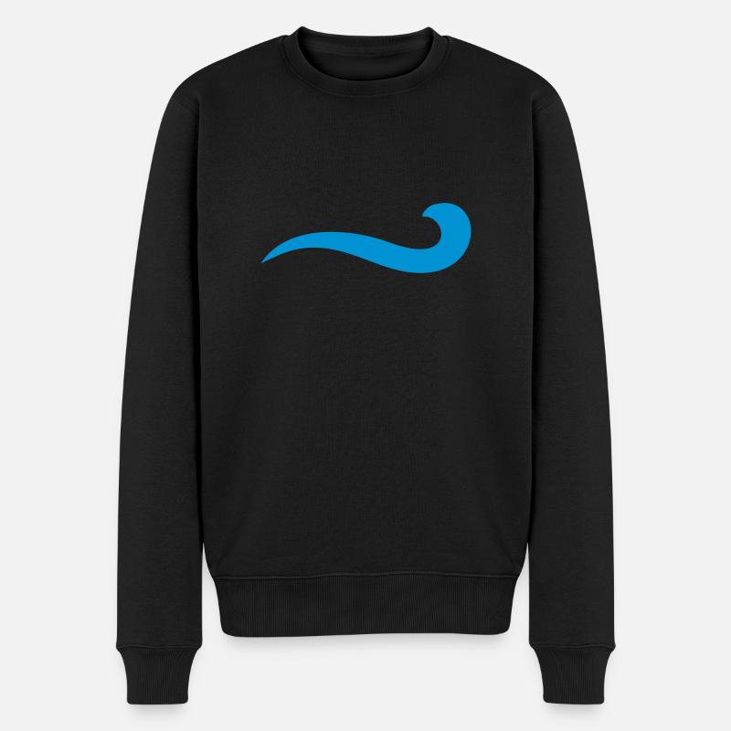 vague - Pull Premium bio Homme - noir