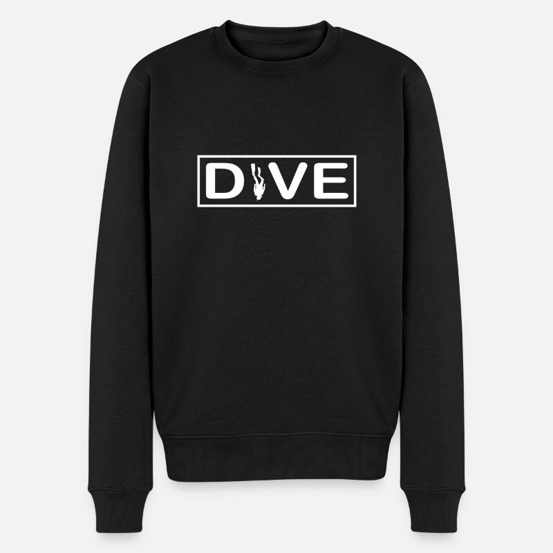 Diving Dive plonger - Pull Premium bio Homme - noir