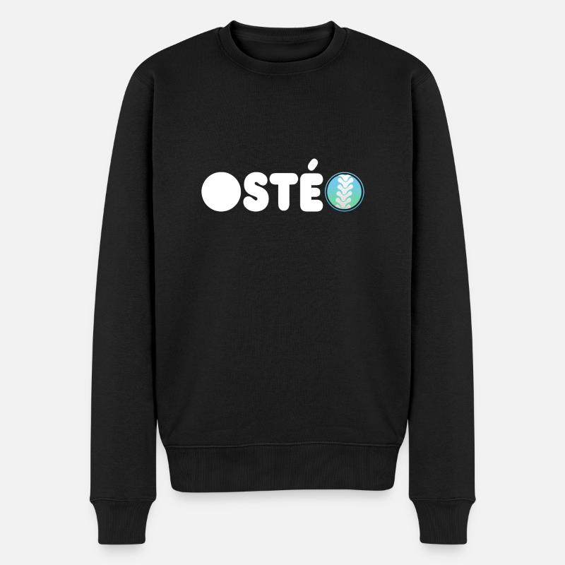 Ostéo or Ostéopathe - cadeau spécial ostéo - Pull Premium bio Homme - noir