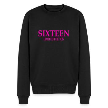 16e anniversaire seize 16 ans - Pull Premium bio Homme - noir - Devant - Nico (187cm)