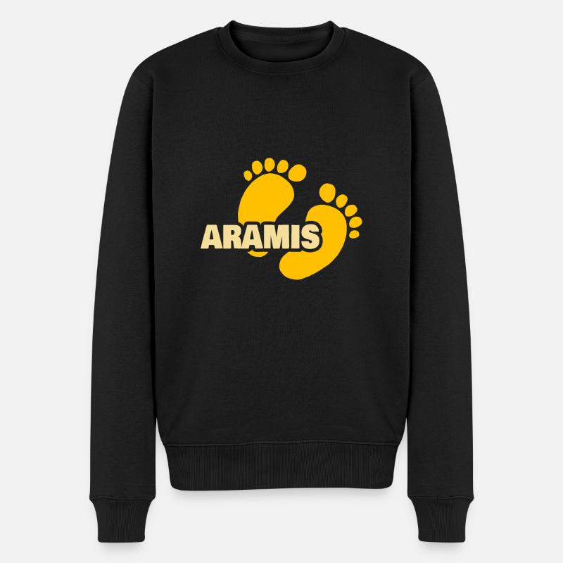 Aramis - Männer Premium Bio Pullover - Schwarz