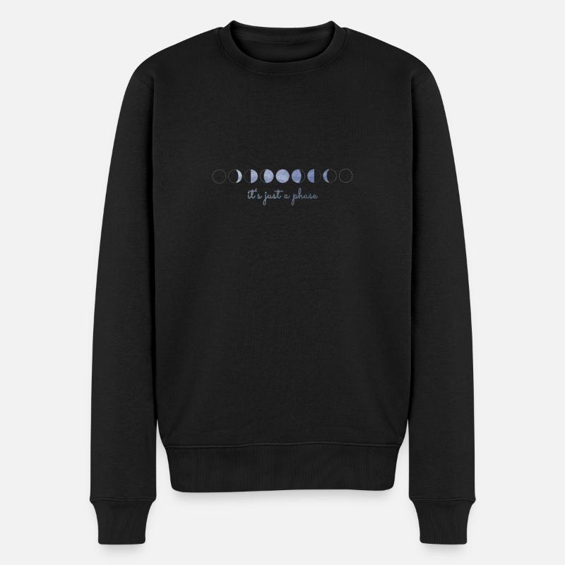 justaphase - Pull Premium bio Homme - noir