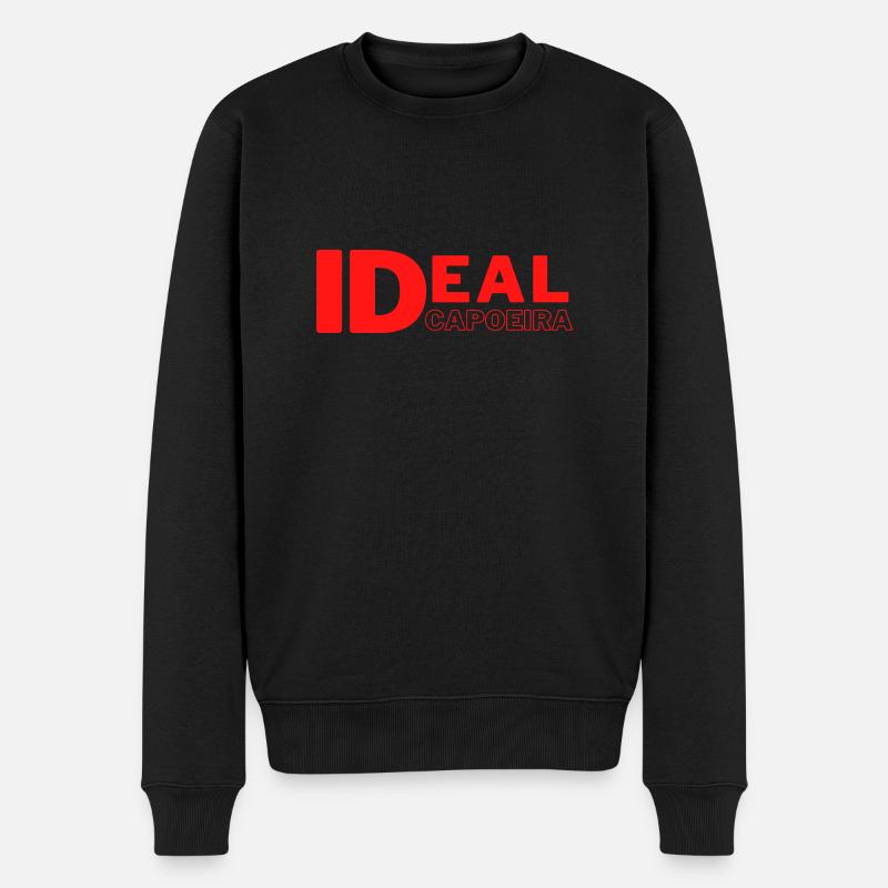 Ideal Capoeira Variation 2 - Männer Premium Bio Pullover - Schwarz