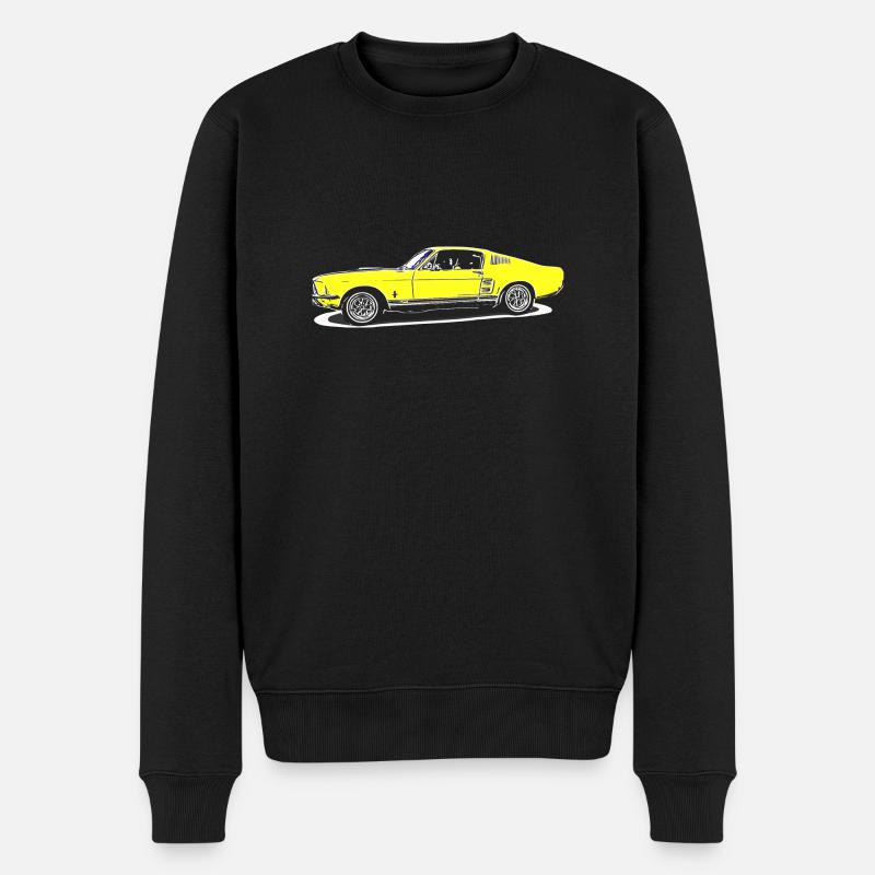 Voiture - Pull Premium bio Homme - noir