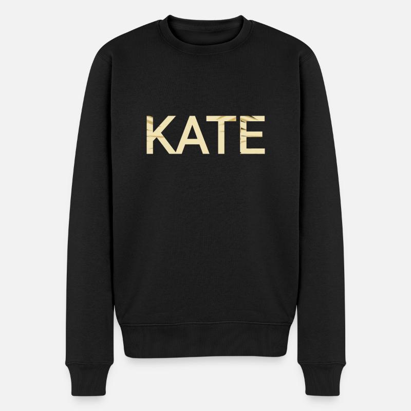Kate - Männer Premium Bio Pullover - Schwarz