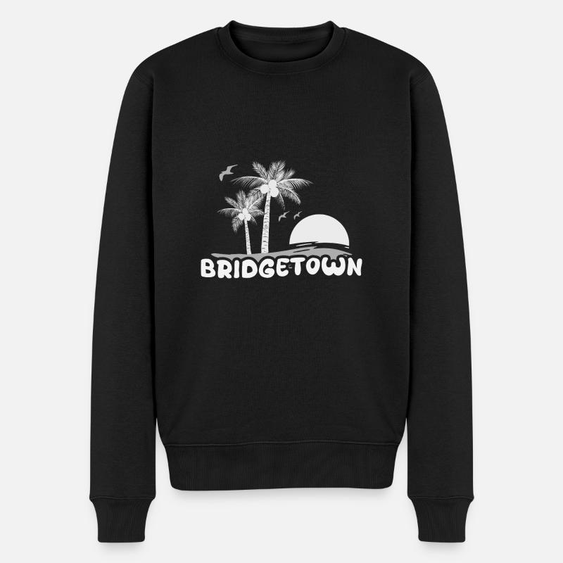 Bridgetown - Pull Premium bio Homme - noir