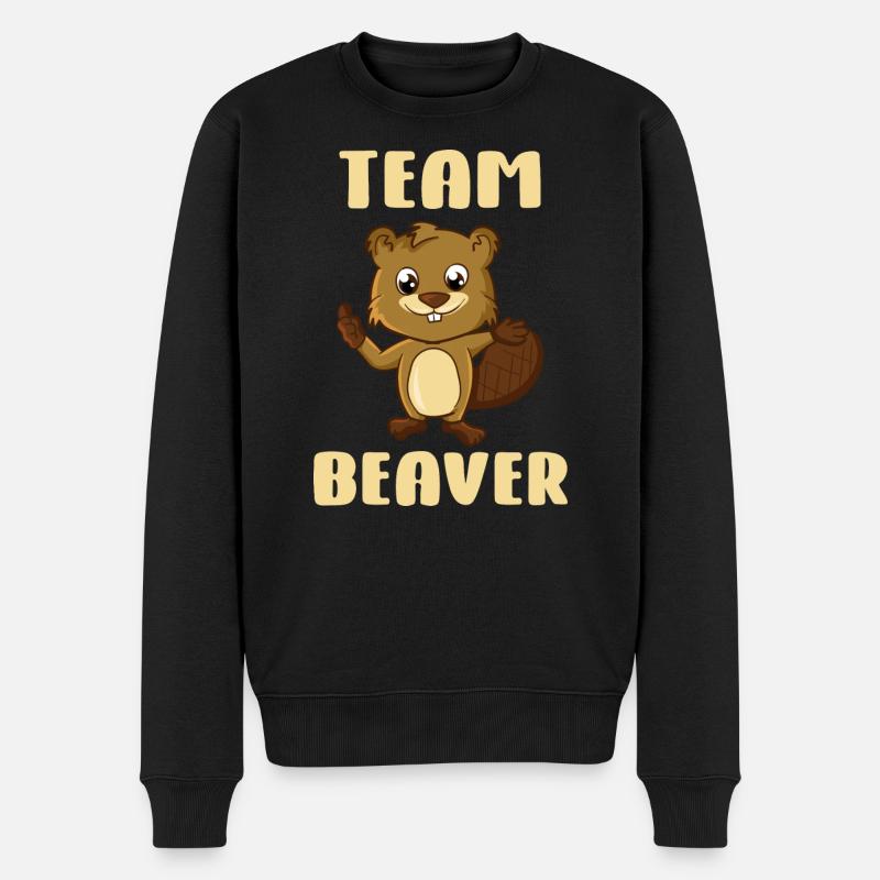 Team Biber - Pull Premium bio Homme - noir