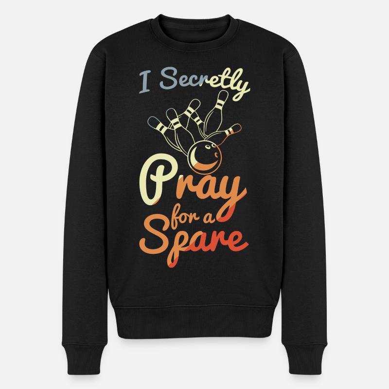 Blague de bowling - Pull Premium bio Homme - noir