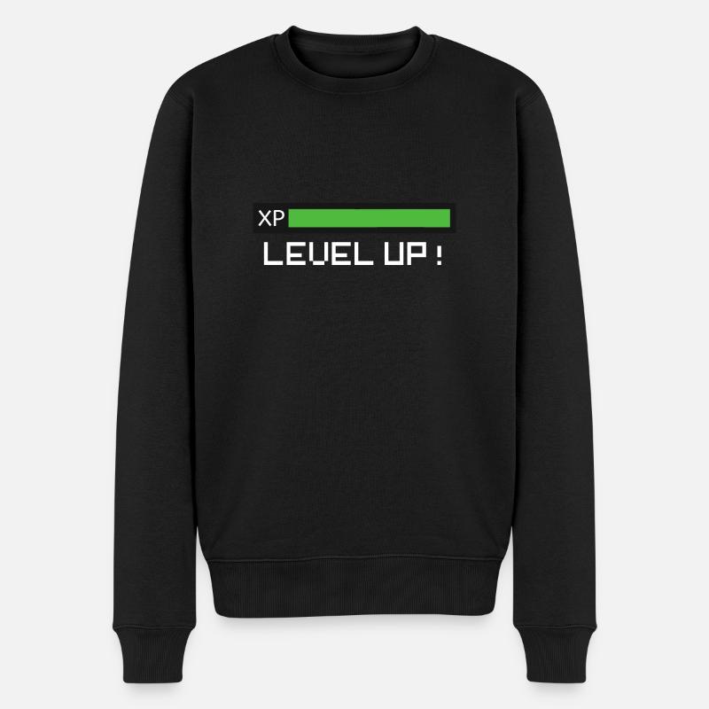 Gamer Level Up Anniversaire - Pull Premium bio Homme - noir