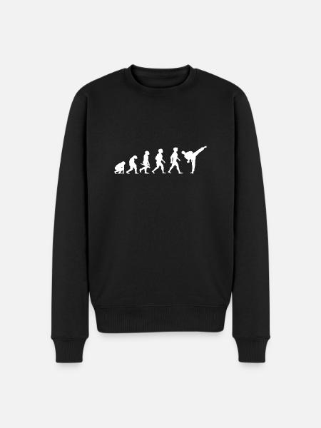 Evolution Karate Martial Arts - Men's Premium Organic Jumper - black