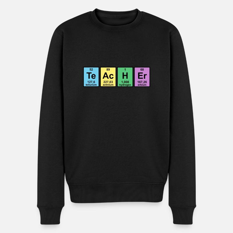 Chemie Lehrer - Männer Premium Bio Pullover - Schwarz