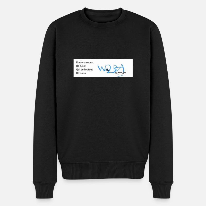 Foutons nous 240423 182859 - Pull Premium bio Homme - noir