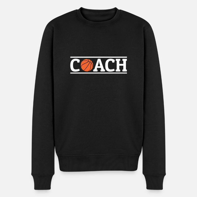 Basket-ball - Pull Premium bio Homme - noir