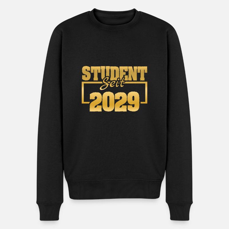 seit 2029 - Männer Premium Bio Pullover - Schwarz