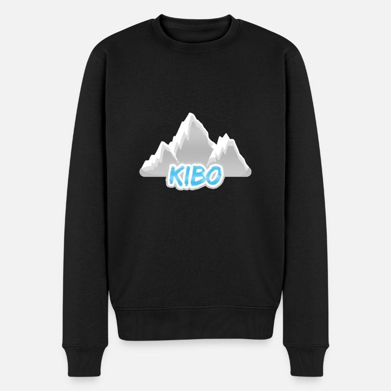 Mont Kibo - Pull Premium bio Homme - noir