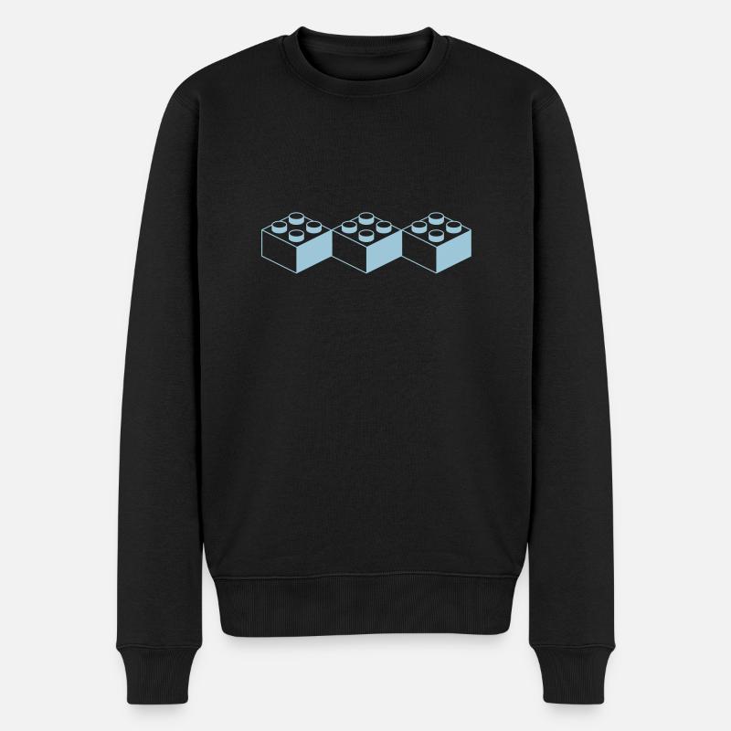 Trois pièces de jeu que les diamants à motifs - Pull Premium bio Homme - noir