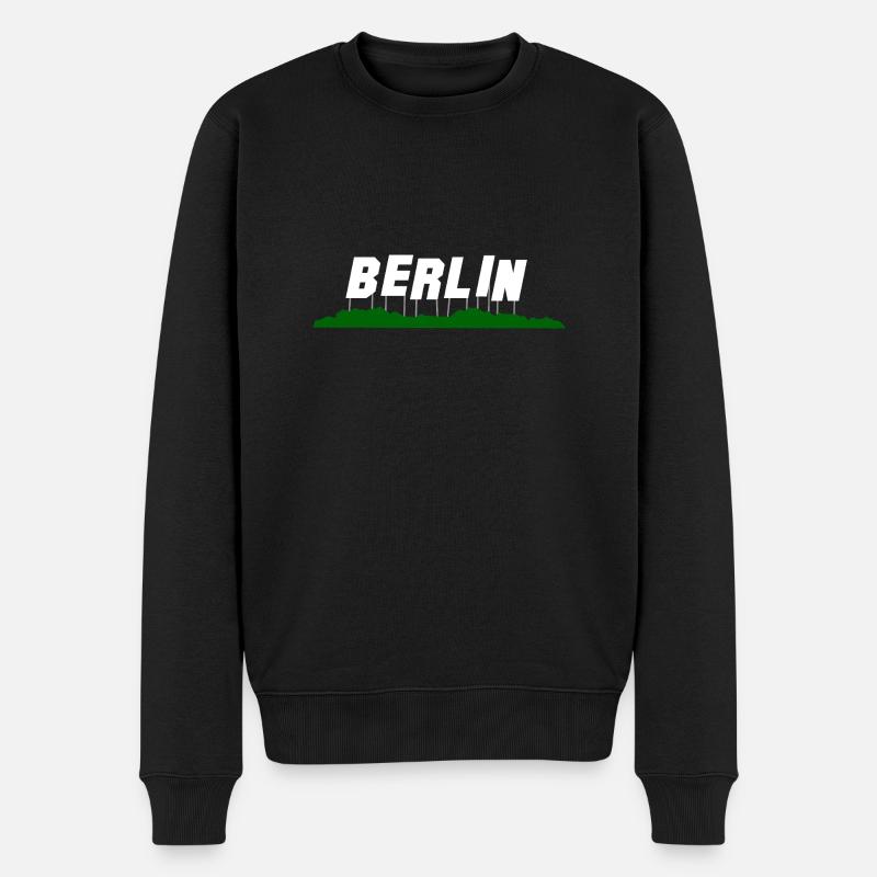 Berlin, Allemagne - Pull Premium bio Homme - noir