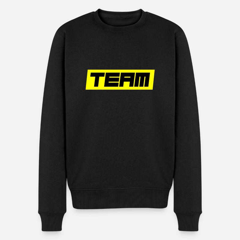Équipe - Pull Premium bio Homme - noir