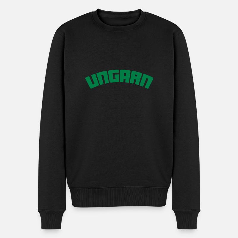 Hongrie - Pull Premium bio Homme - noir