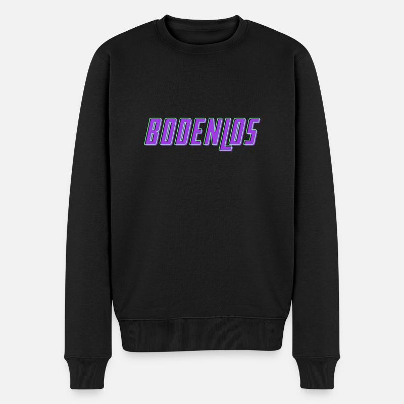 Bodenlos - Männer Premium Bio Pullover - Schwarz