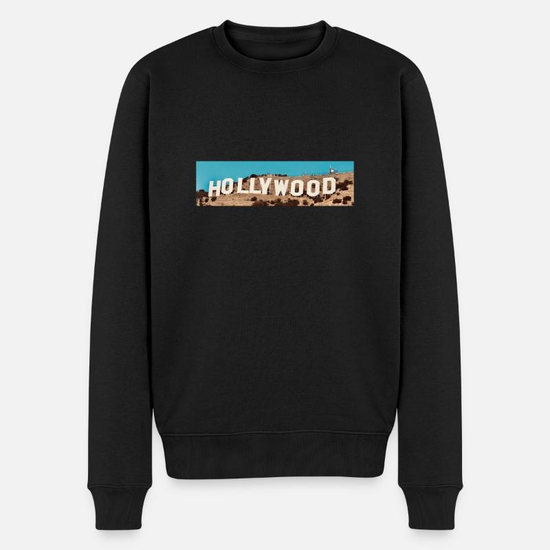 Hollywood - Pull Premium bio Homme - noir