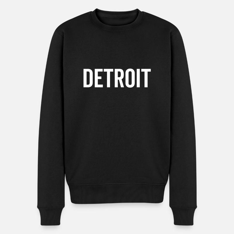 Detroit - Pull Premium bio Homme - noir