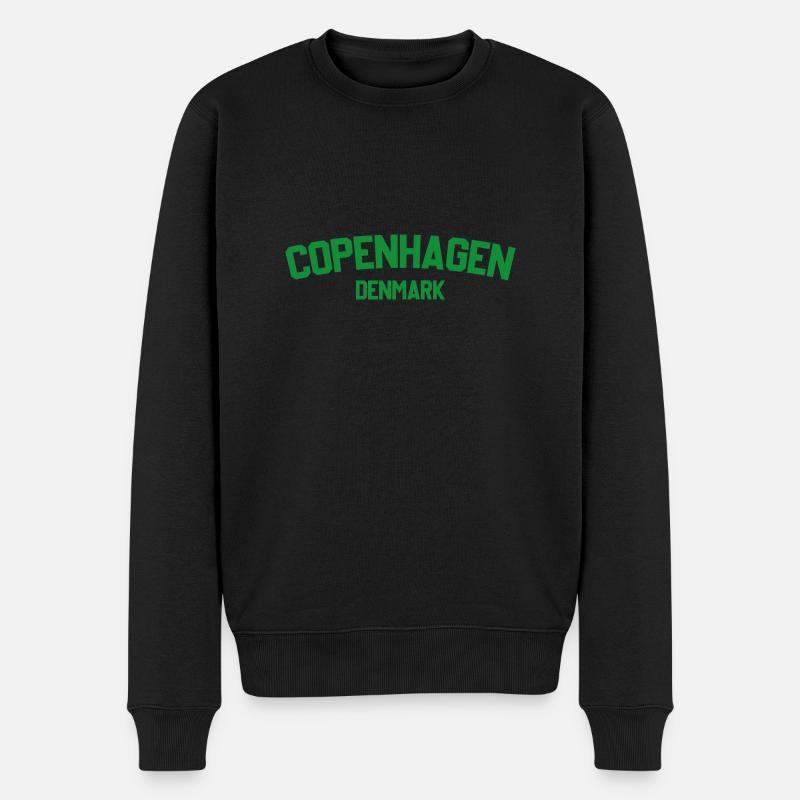 Copenhague, Danemark - Pull Premium bio Homme - noir