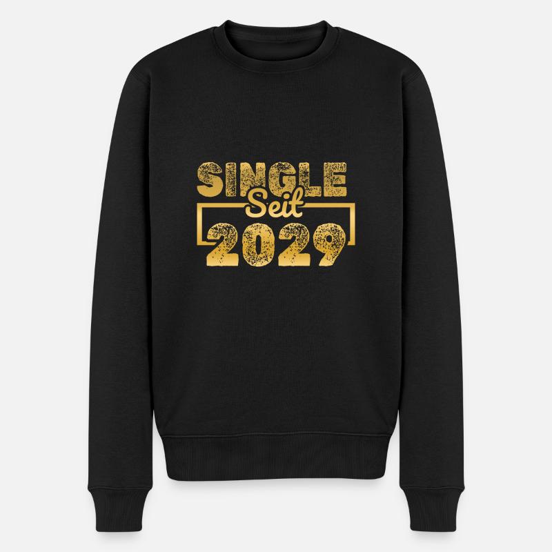2029 - Männer Premium Bio Pullover - Schwarz