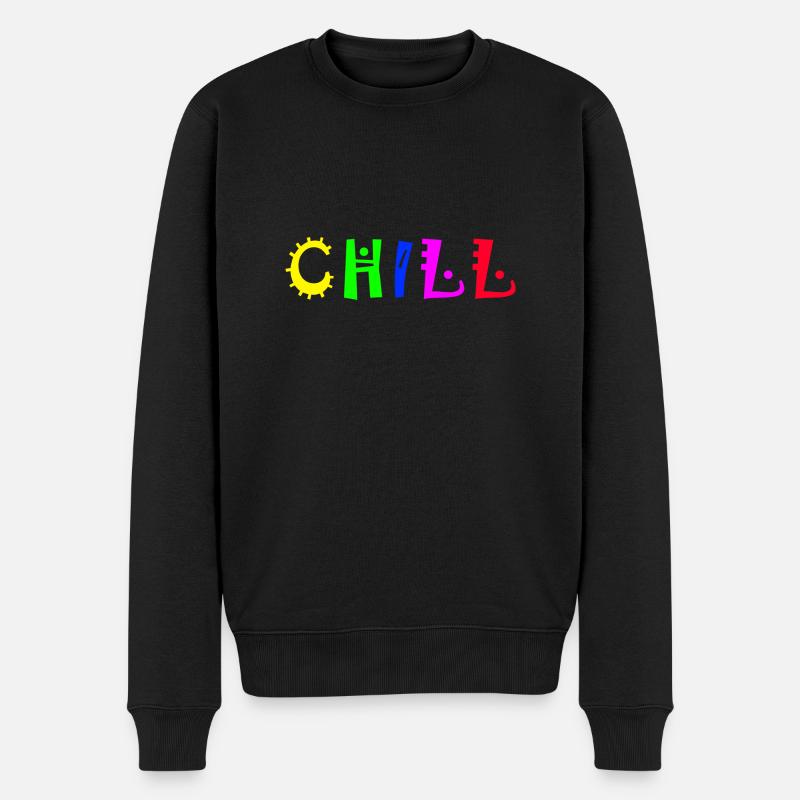 Chill - Pull Premium bio Homme - noir