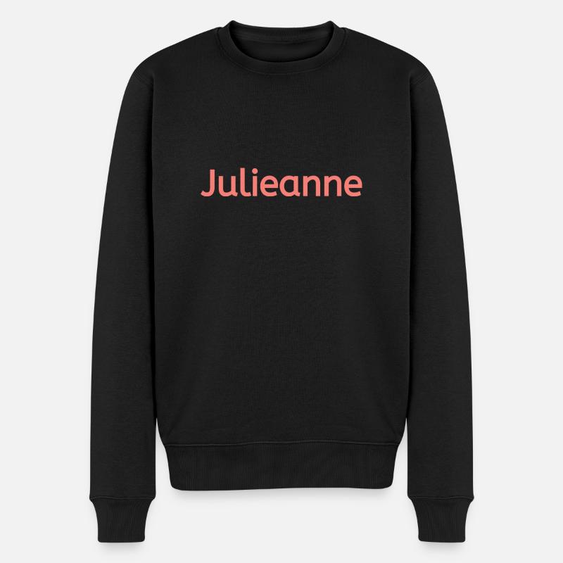 Julieanne - Männer Premium Bio Pullover - Schwarz