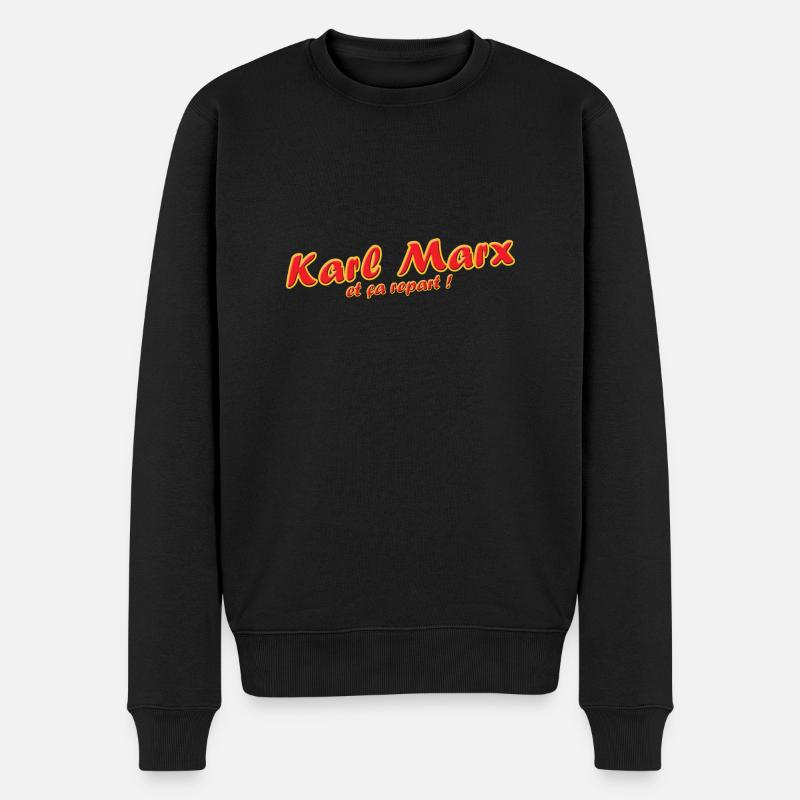 Karl Marx et ça repart ! - Pull Premium bio Homme - noir