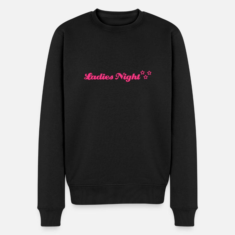 ladies night stars party - Männer Premium Bio Pullover - Schwarz