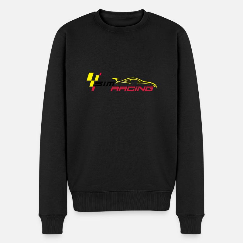 SIMRACING - eRacing - Pull Premium bio Homme - noir
