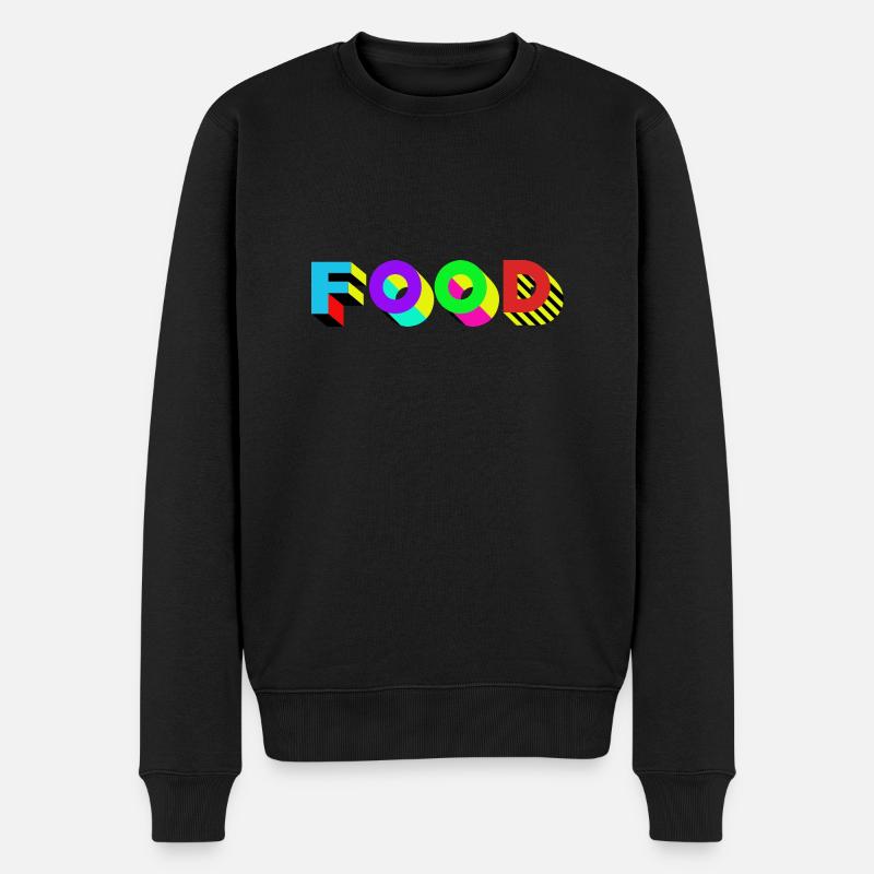 Nourriture savoureuse - Pull Premium bio Homme - noir