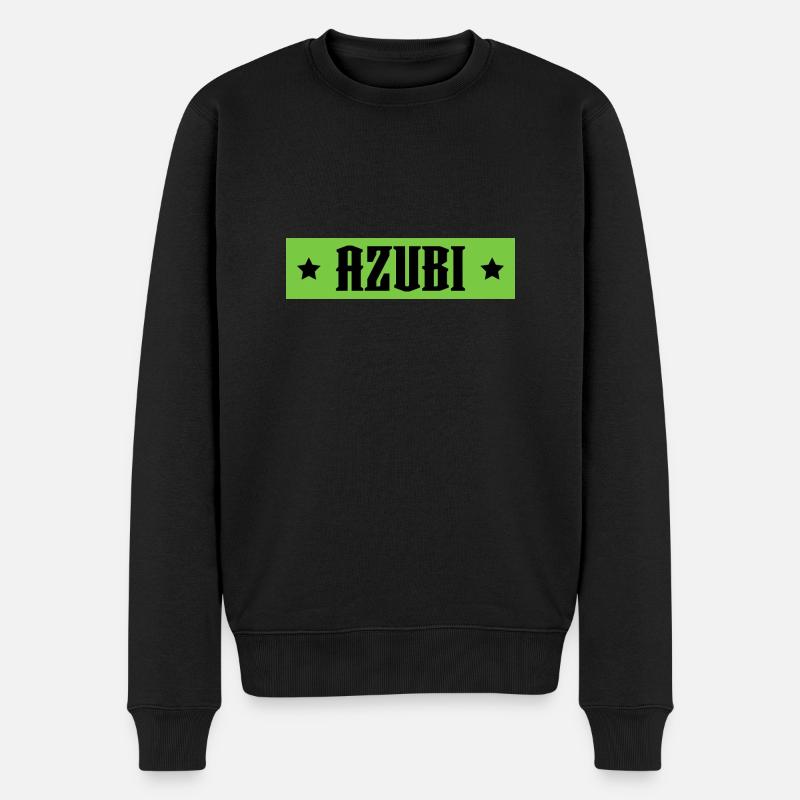 AZUBI gruen tshirt - Männer Premium Bio Pullover - Schwarz