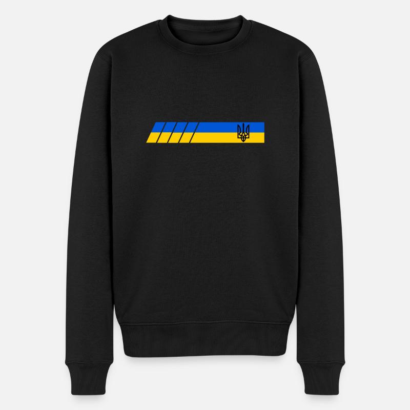 UKRAINE Sportive - Pull Premium bio Homme - noir