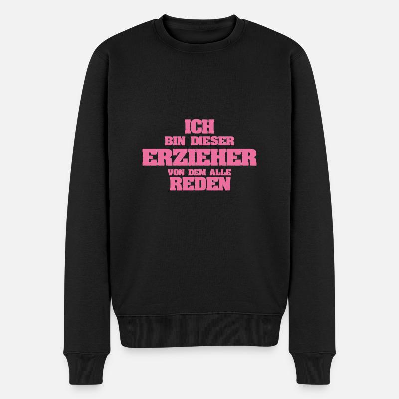 Profession Éducateur - Pull Premium bio Homme - noir
