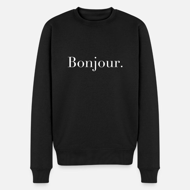 Bonjour - Pull Premium bio Homme - noir
